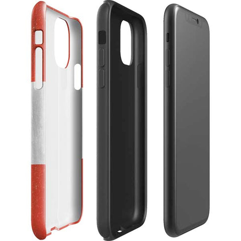 Distressed Austria Flag iPhone 11 Impact Case
